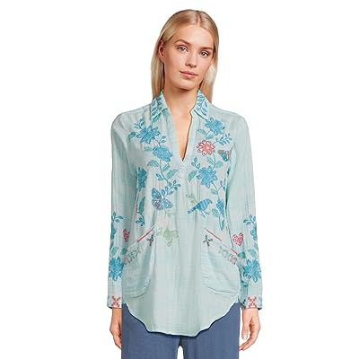 Johnny Was Henley Popover Tunic Petra Women