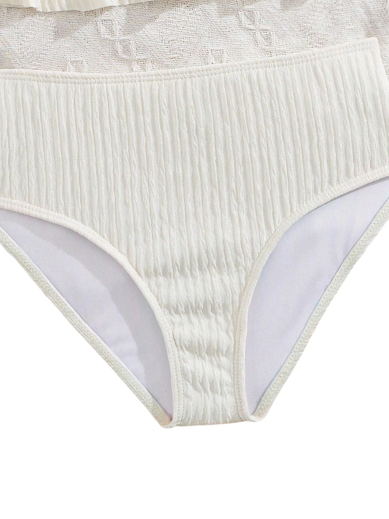SweatyRocks Bikini Teenager Mädchen 122-152 Zweiteiler Badeanzug Mit Dekor Strandmode Cutecore Mädchen Bikini Bademode Swimsuit