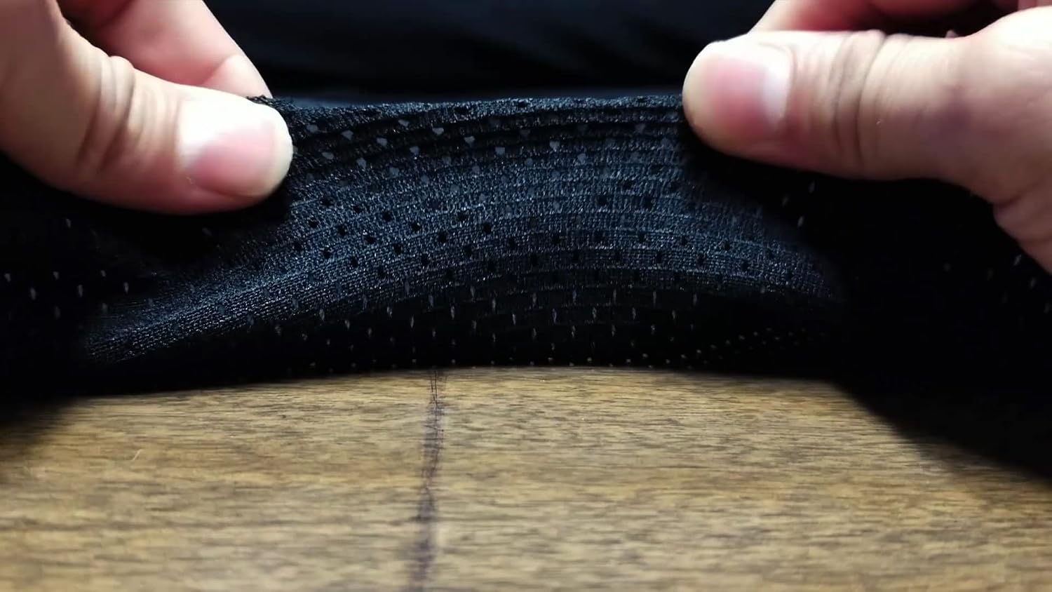 Pico Textiles 1 Yard – Black Polyester Pro Mesh Heavy Jersey Fabric - Sold by The Yard - Variety of Colors - Durable Athletic Mesh Fabric, Ideal for Sewing Soccer and Basketball Jerseys Uniforms