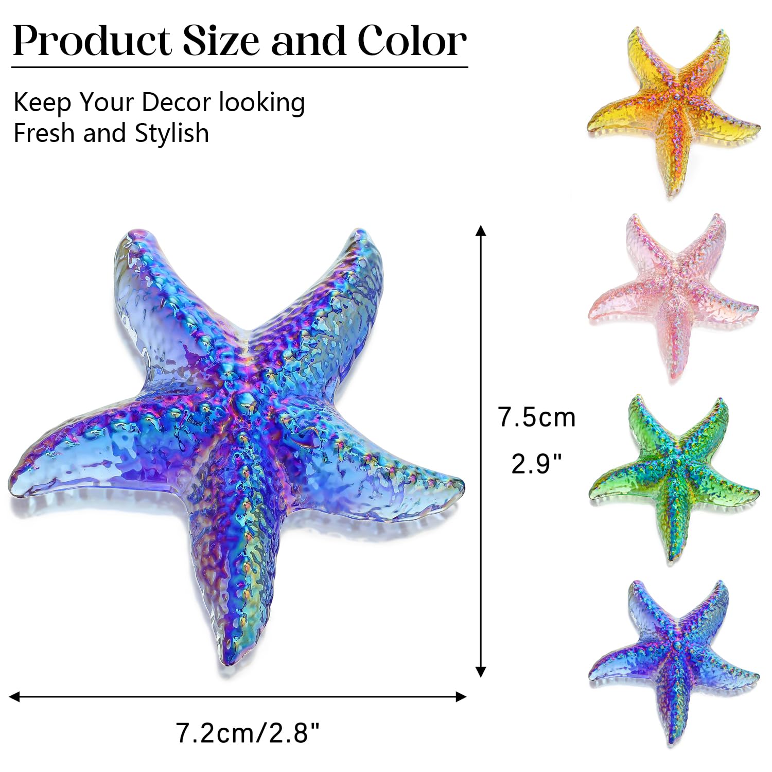 Amazon.com: H&D HYALINE & DORA Hand Blown Glass Star Fish