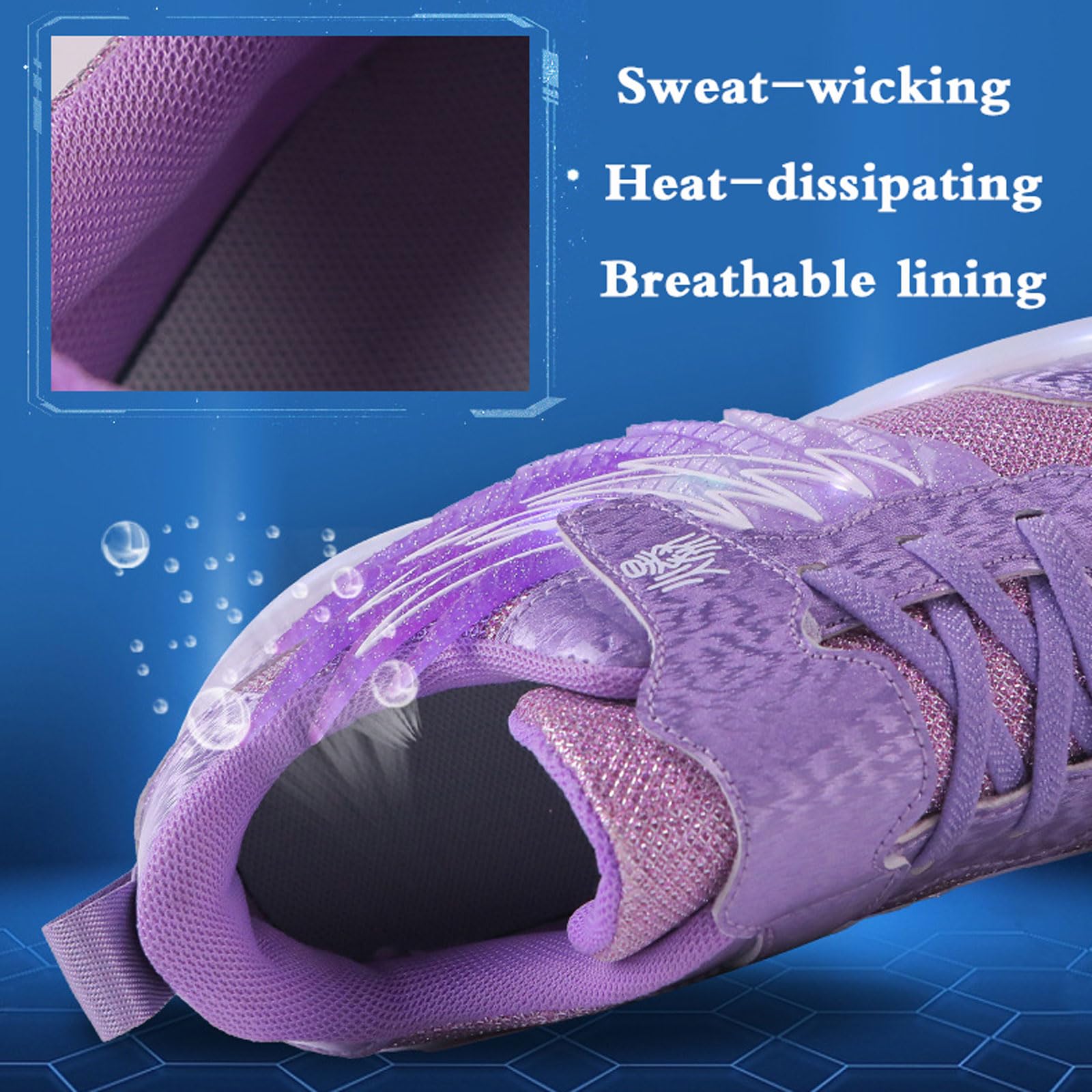 Zapatillas Deportivas con Ruedas para niños,Zapatillas con Ruedas,Zapatos con Ruedas y LED Luces para Niña,Recargables,Comodidad,para Regalos de cumpleaños y Navidad