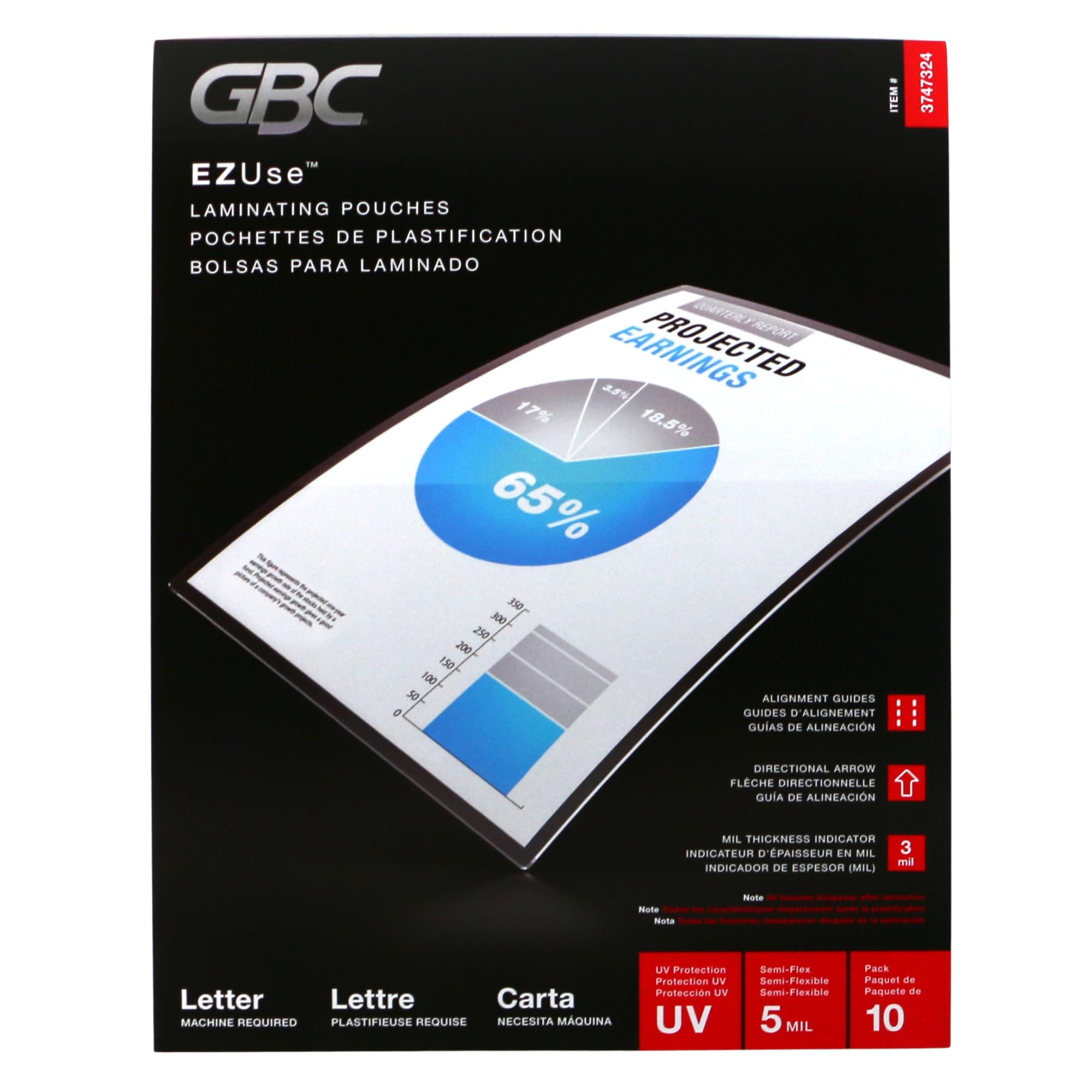 GBC3747324 - Swingline HeatSeal LongLife Premium Laminating Pouches