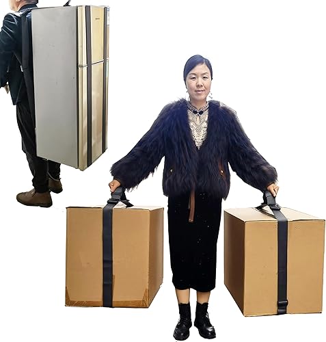 Correas de elevación y movimiento para 1 a 2 personas, cajas para mover y transportar, electrodomésticos, muebles, ideal para el hogar, fábrica, uso