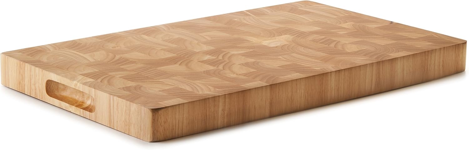 Lacor - 60485 - Tabla Corte Rubber Wood 533x328x40 mm