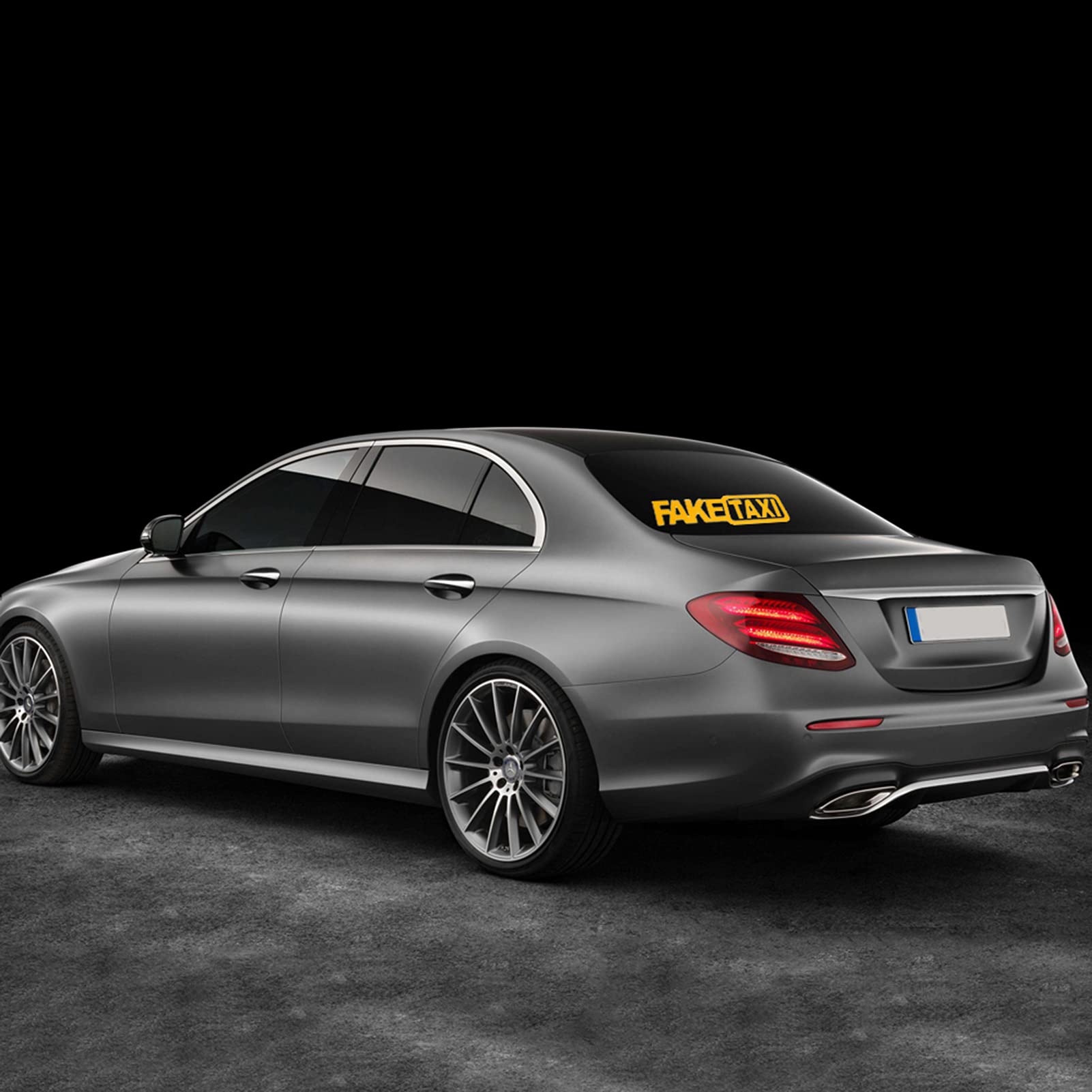 Adesivo Fake Taxi Riflettente Per Auto - Set 2 Pezzi In Vinile - Foto 8