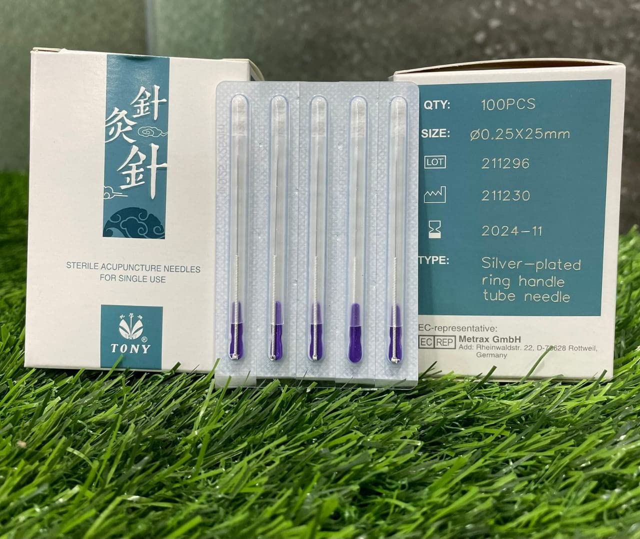 MAPPLEMART TONY Acupuncture Needles Silver-Plated Ring Handle Tube Needles 0.25 * 25mm (Pack of 100) (B0BBZY8NRS) Amazon Price History, Amazon Price Tracker