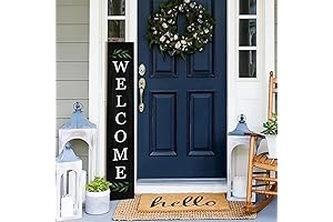 47" Grand Welcome Sign for the Epitome of Porch Elegance