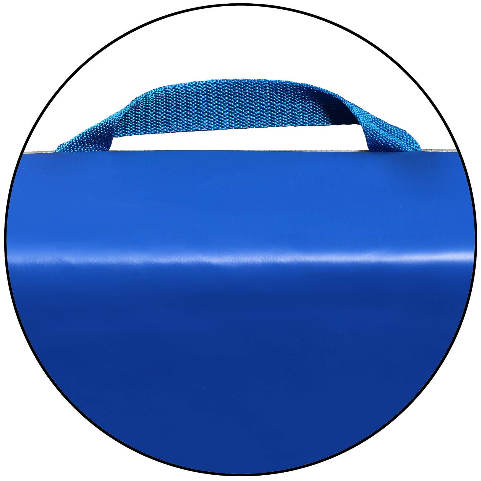 ALPIDEX Matte Turnmatte Sportmatte Gymnastikmatte 200 x 100 x 8 cm mit Antirutschboden und Lederecken RG 80 (weich)