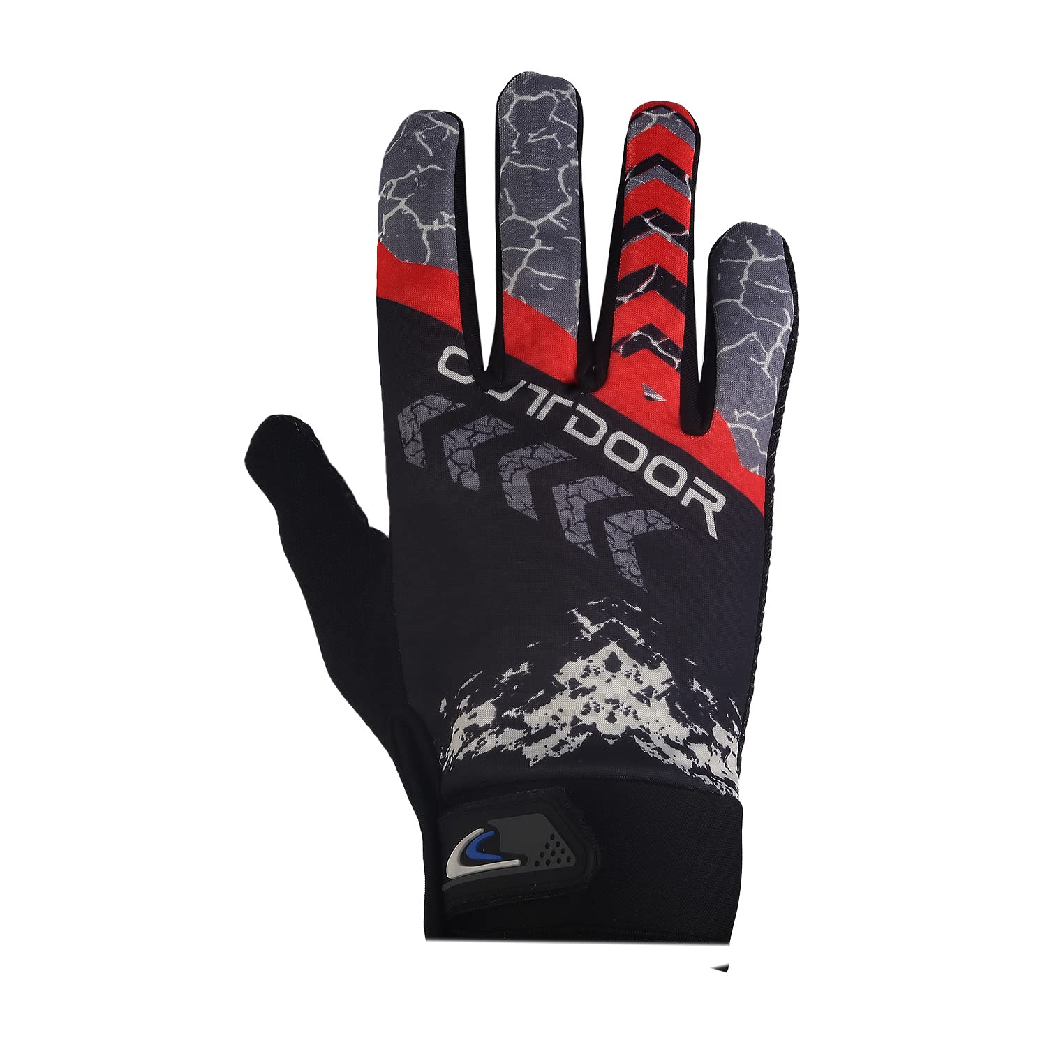 ZaySoo Gloves Outdoor Design Touchscreen Compatible On Thumbs, Index Finger Sports Gloves - Red-image-33