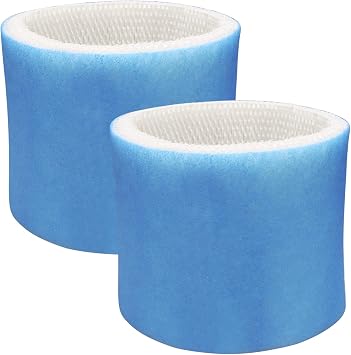 Smilyan 2 Pack Upgraded Blue Mesh HC-14 Humidifier Replacement Wicking Filter E for Honeywell HCM-6009 HCM-6011 HEV680 HEV685 Series, Part # HC14PF3 HC-14V1 HC-14 HC-14N
