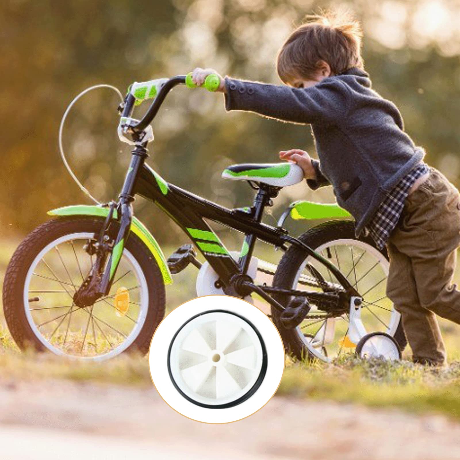 Ruedas De Entrenamiento Para Bicicletas Infantiles - 1 Par, Ajustables Para Ruedas De 12 A 20 Pulgadas, Estabilizadores De Seguridad, Fáciles De Instalar, Ideales Para Aprender A Montar