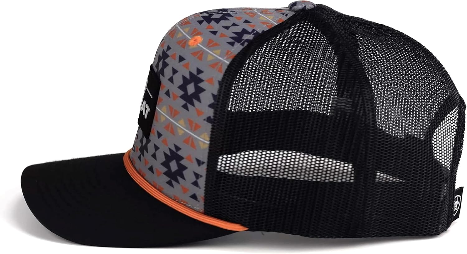 ARIAT Mens Southwest Suede Patch Cap, Multi-Colored - Image 6