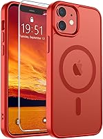 Vista 192 de SUPFINE - Funda magnética para iPhone 11, apta para MagSafe (protección contra caídas de grado militar, 10 pies), delgada, translúcida, a prueba