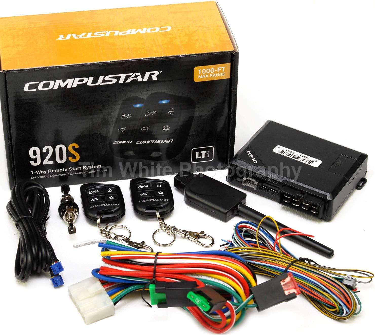 CS920-S (920S) 1-way Remote Start and Keyless Entry System with 1500-ft Range