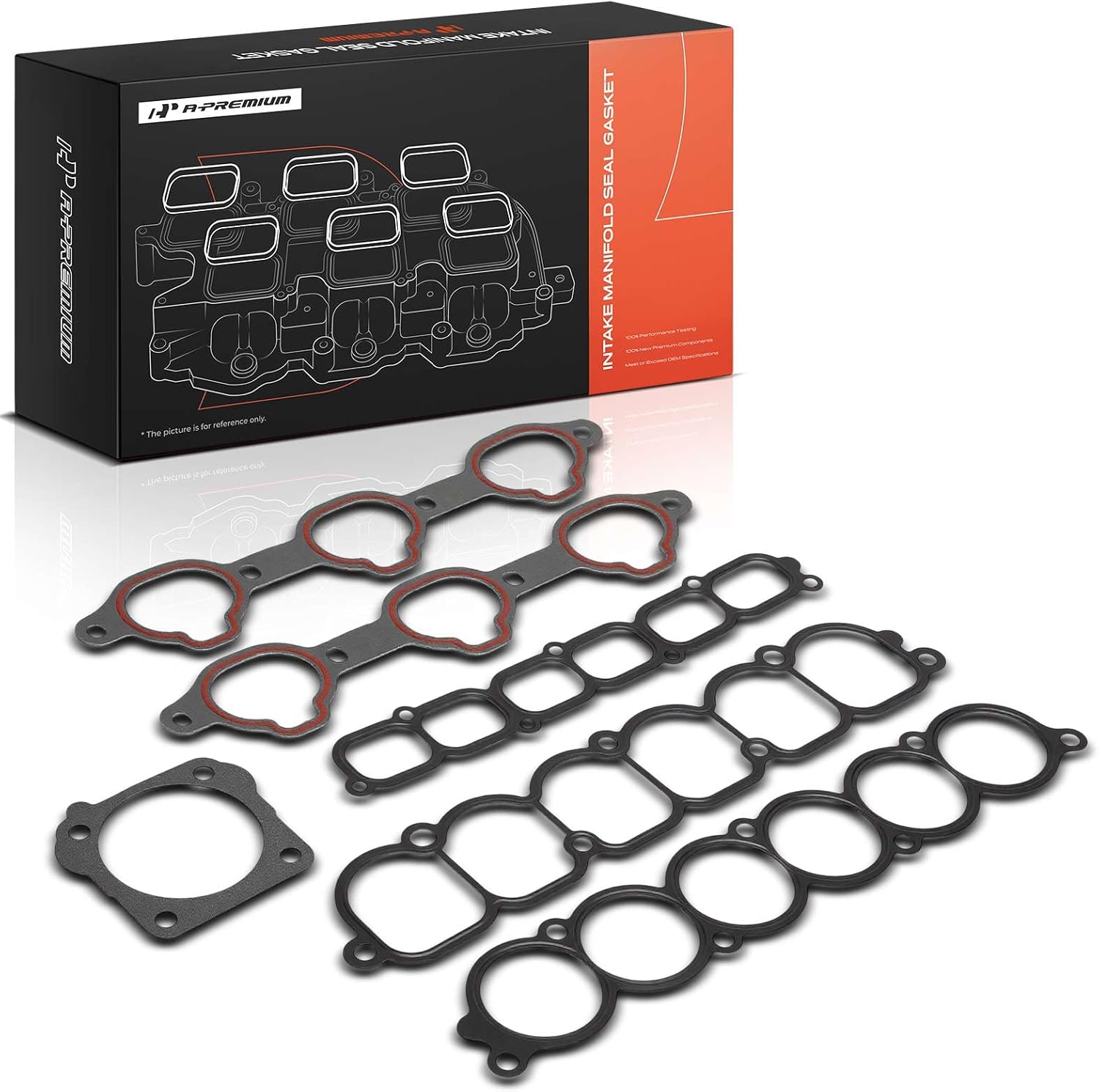 A-Premium Lower Engine Intake Manifold Gasket Set Compatible with Kia Sorento 2003 2004 2005 2006