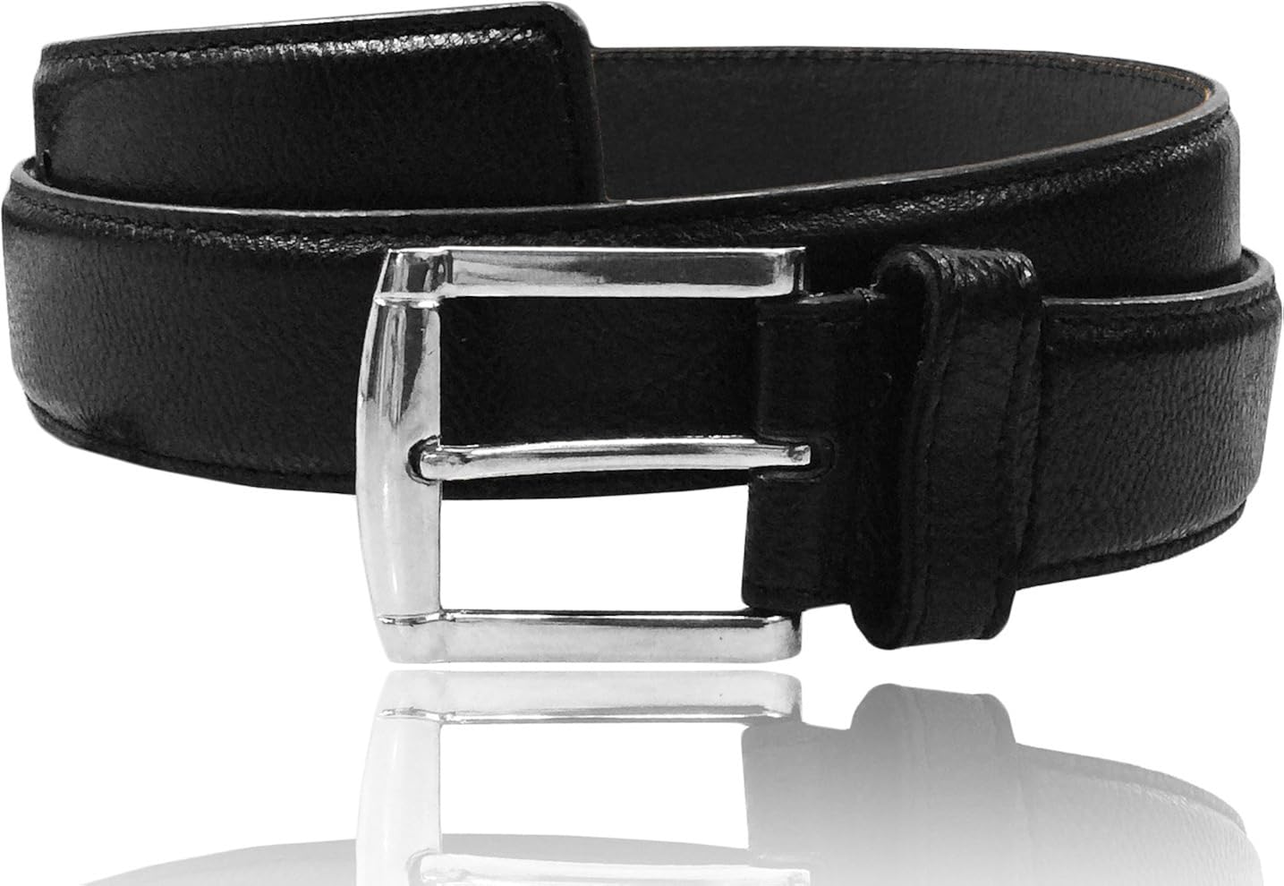 Luna Sosano Stitch Leather Belt for Men & Women - Up to 5XL - Life Time Warranty