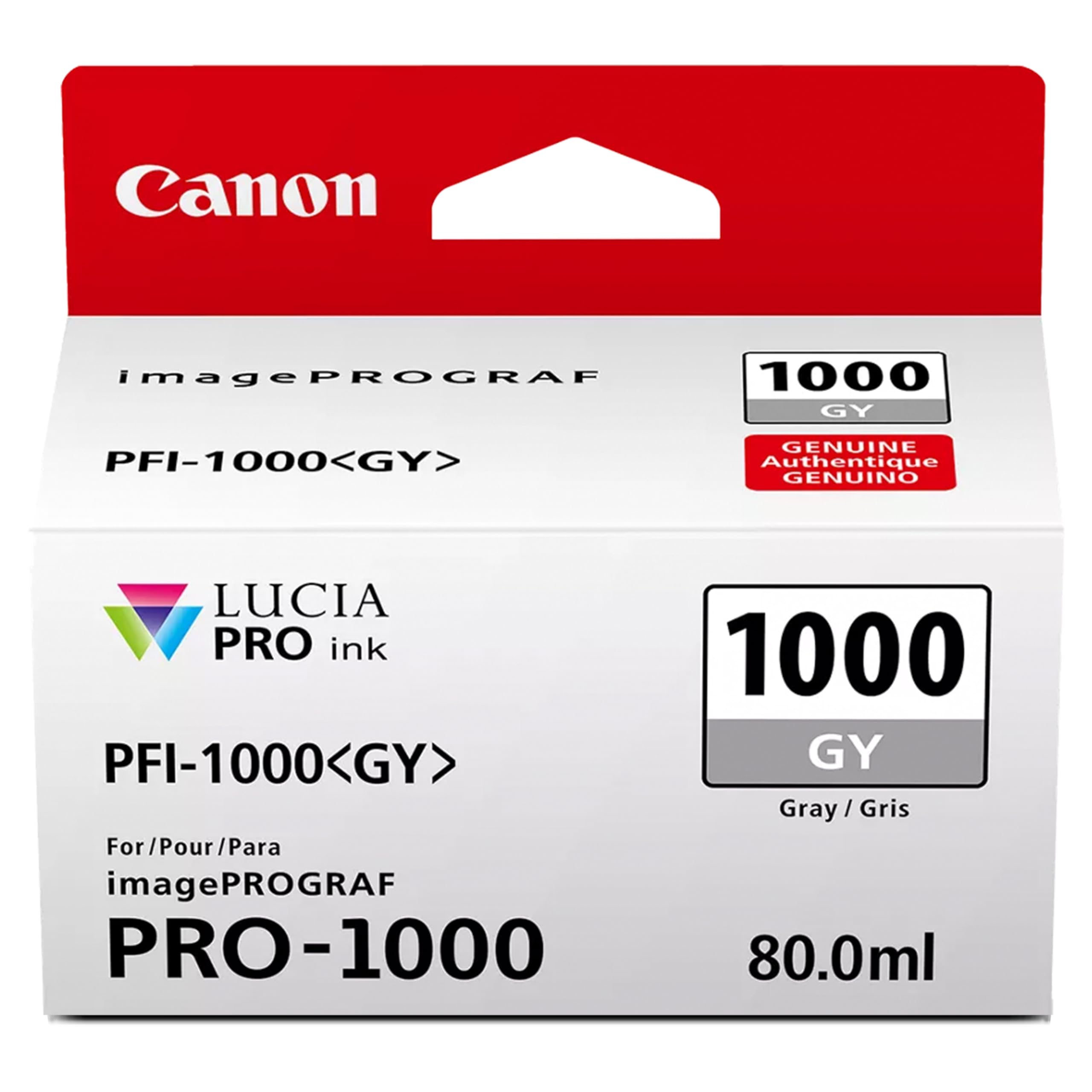 CanonInk Lucia PRO PFI-1000 Gray Individual Ink Tank