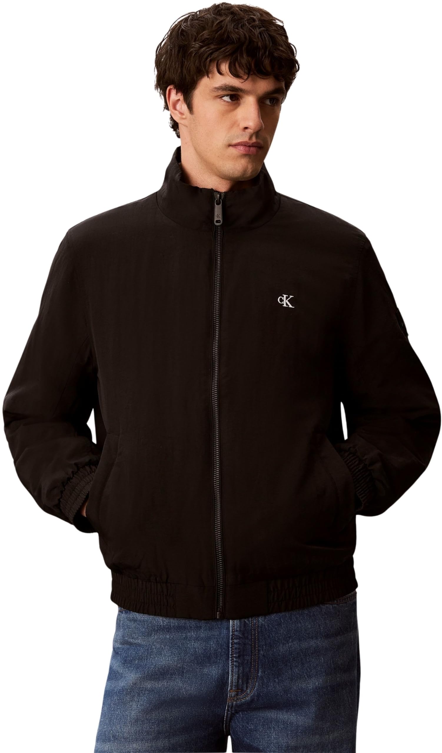Calvin Klein Erkek Ls Dolgulu Naylon Harrington Ceket Lv04rg500g Ceketler