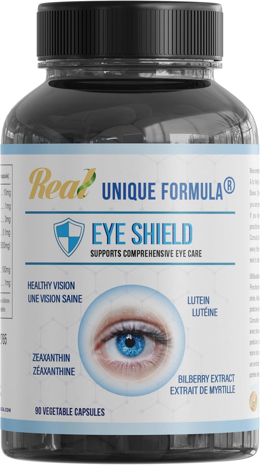 Eye Shield Supplement with Bilberry, Lutein, Zeaxanthin, Astaxanthin
