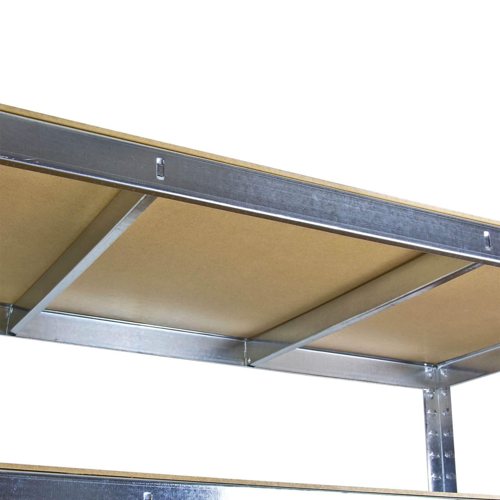 DEMA Steckregal Lagerregal Werkstattregal Kellerregal Regal 5 Böden 200x120x60 cm belastbar bis 875 kg