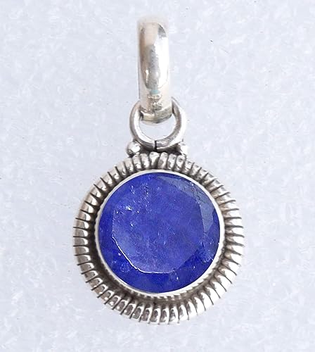 Miniatura 18 de Lapis Lazuli Stone 925 Sterling Silver Pendant Necklace For Women Girls Gift, Natural Gemstone Pendant Necklace, Solitaire Pendant, Handmae Pendant