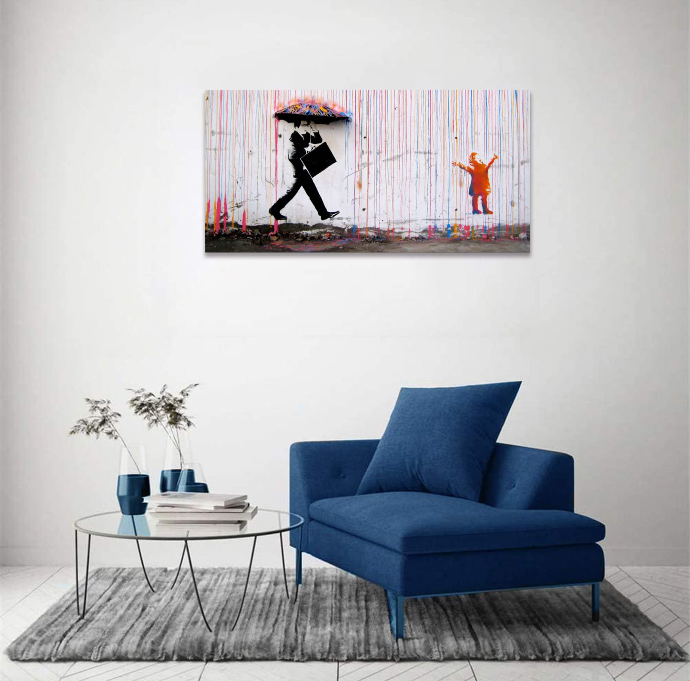 Amazon.co.jp: バンクシー 絵画 インテリア アートパネル 大型 banksy