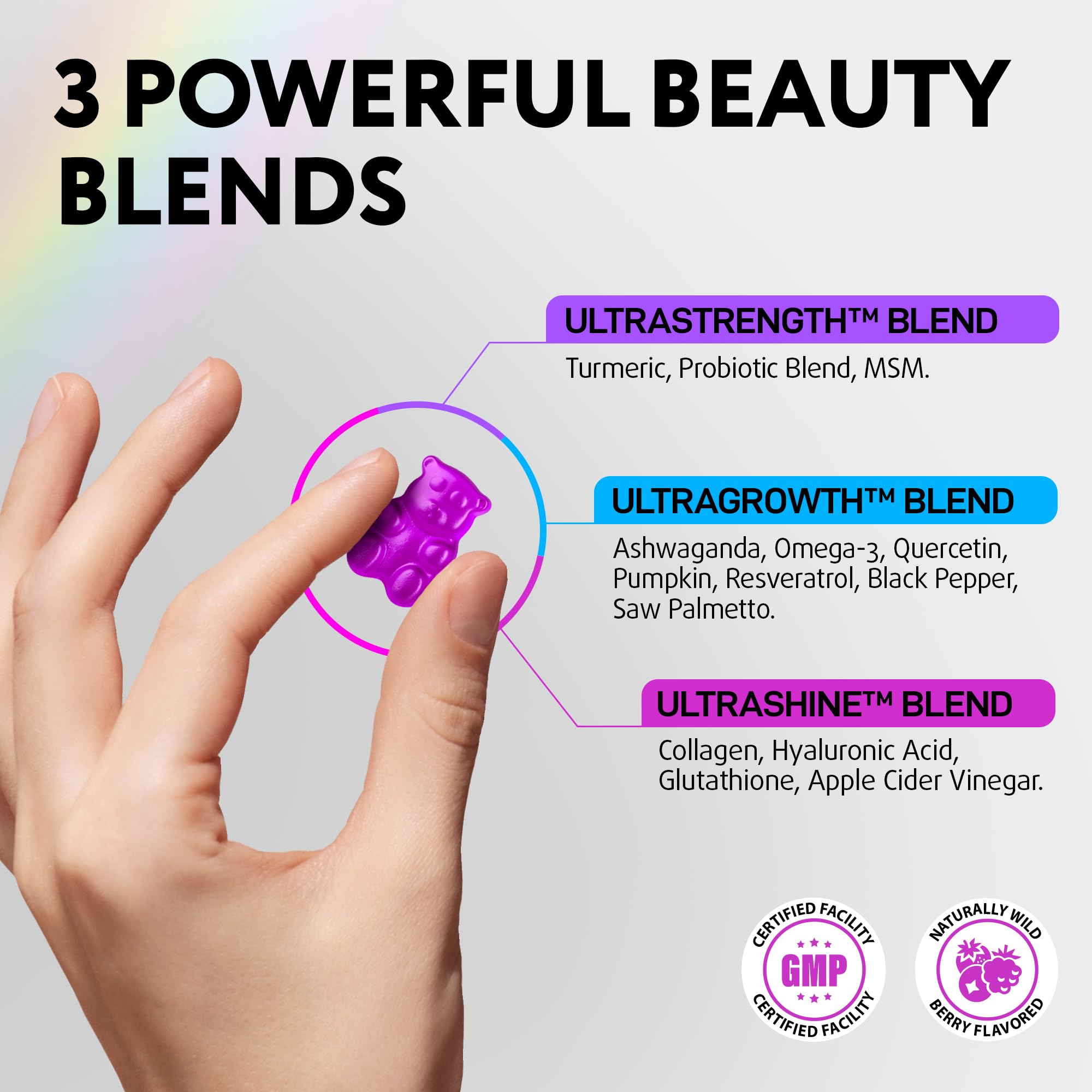Biotin Gummies for Hair, Skin & Nails - Hair Growth Vitamins Women & Men — Amazon image 5