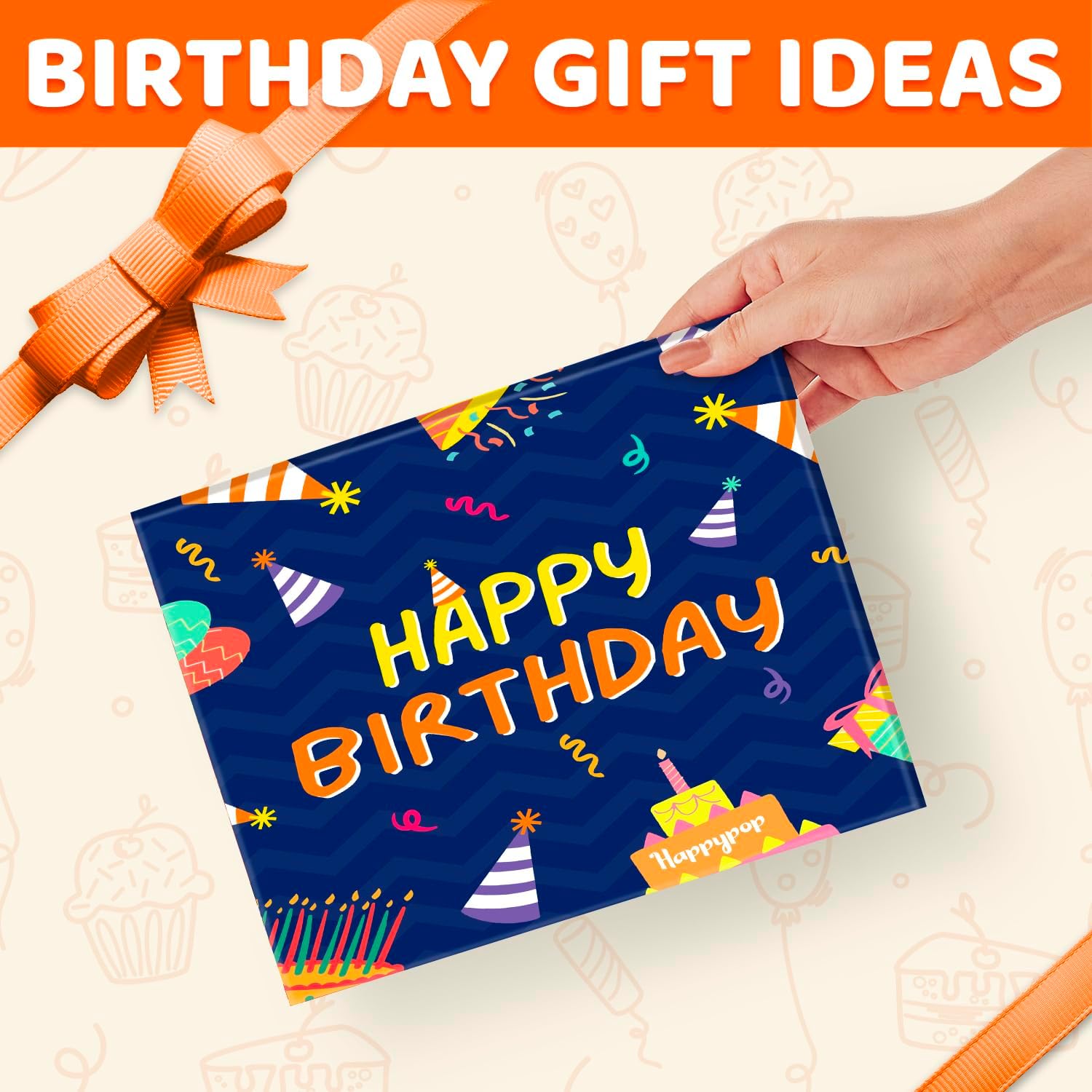 HAPPYPOP Birthday Gift Ideas - 50th Birthday Gifts for Women Man Her Him, Funny Bday Socks - Image 6