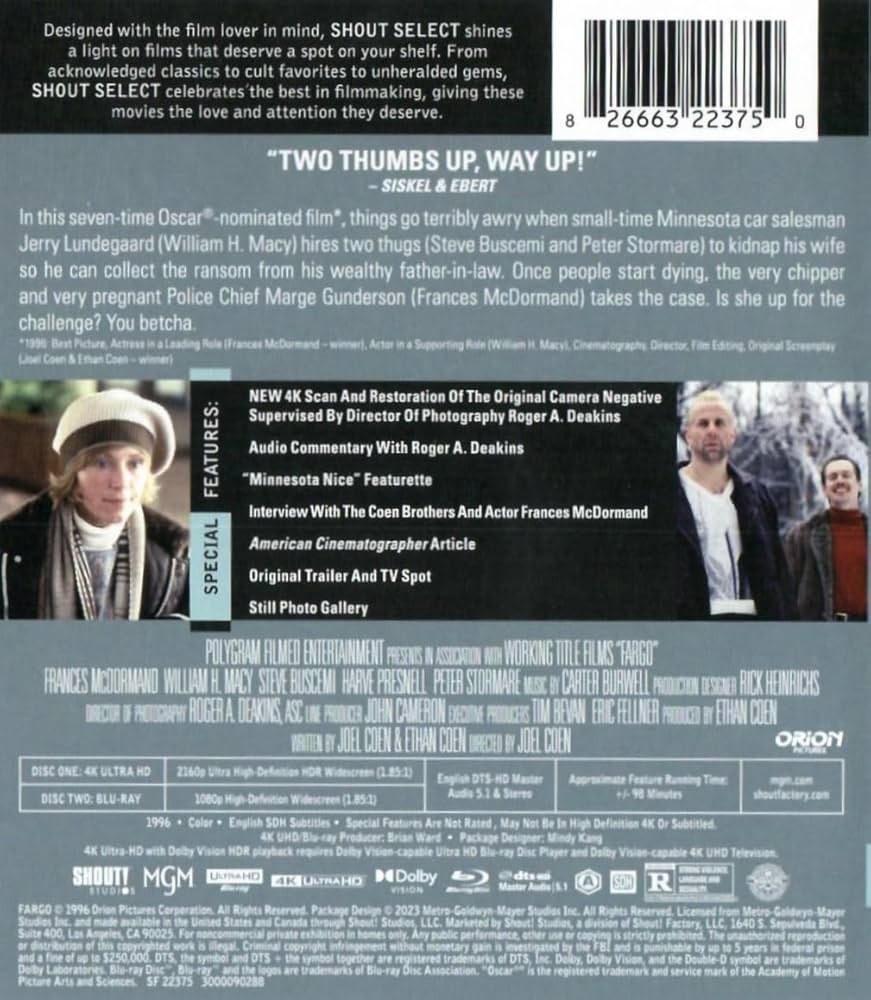 ファーゴ [Blu-ray] 9jupf8b Amazon.co.jp: ファーゴ [Blu-ray] : フランシス