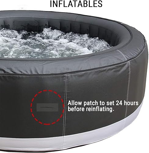 Miniatura 5 de Spa Bond - Kit de parches de sellado de fugas para bañera de hidromasaje y piscina, transparente, ultra adhesivo, impermeable, reparación para