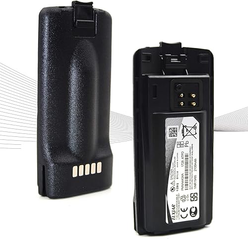 elxjar Paquete de 2 baterías de iones de litio de 7.4 V 2100 mAh PMNN4434A compatible con Motorola RMU2040 RMM2050 RMV2080 RMU2080 RMU2080D XT420