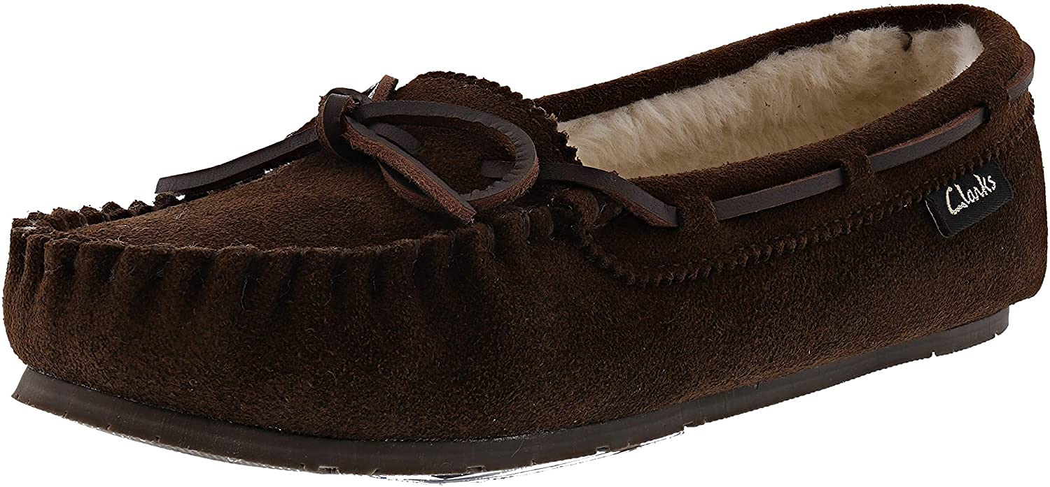 ClarksWomen's, Suede Moccasin Slipper