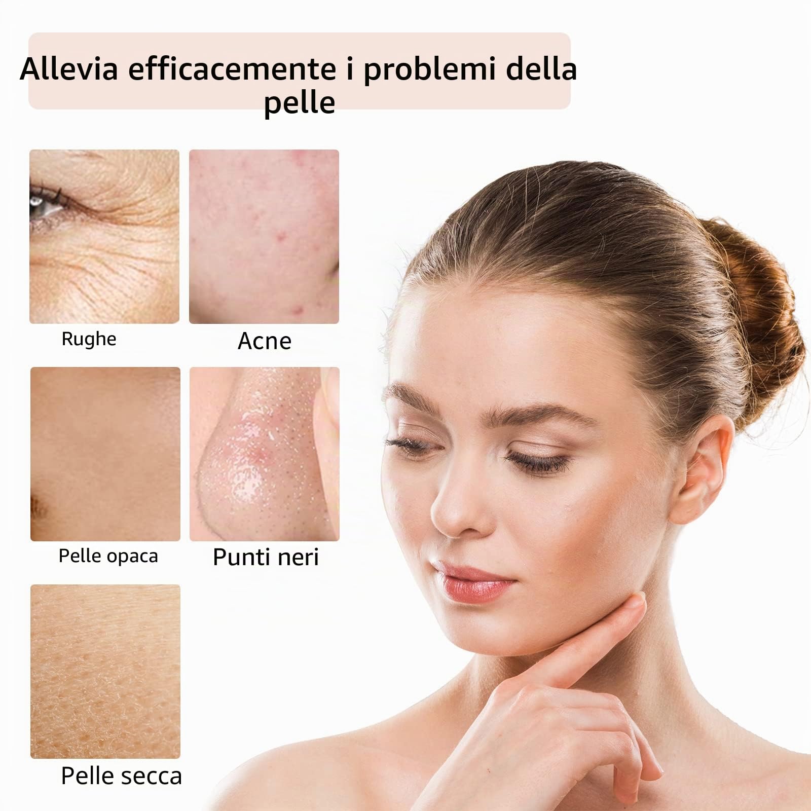 Steamer viso con braccio allungato sauna facciale a vapore correttamente, per spa, seni, idratante, salone di casa, asciugamano