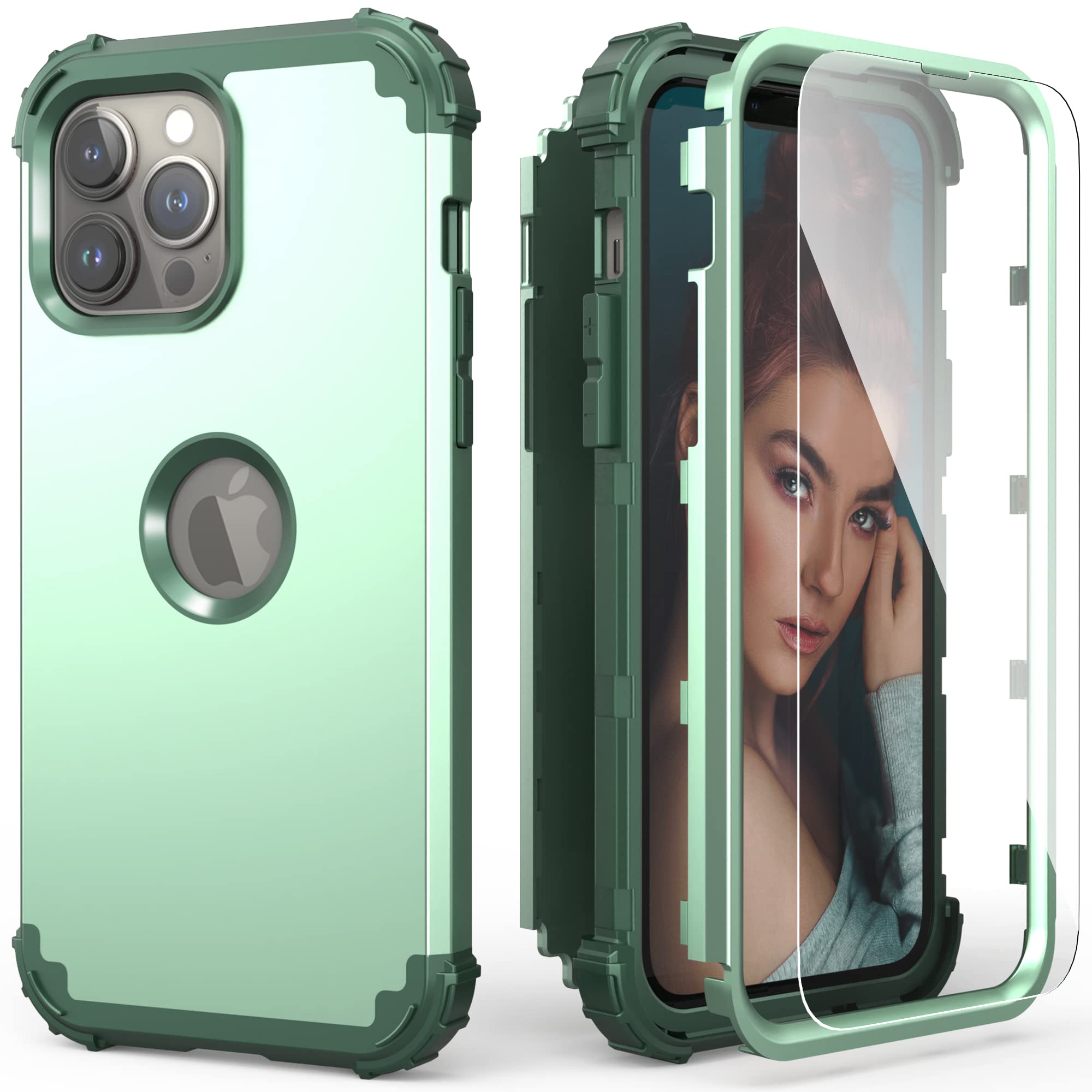 Coque iPhone 13 Pro Max anti-rayure avec verre trempé intégral - 8