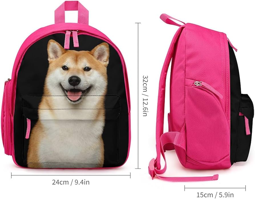 Amazon.co.jp: 子供リュック 柴犬 いぬ 犬柄 キッズバッグ 男の子