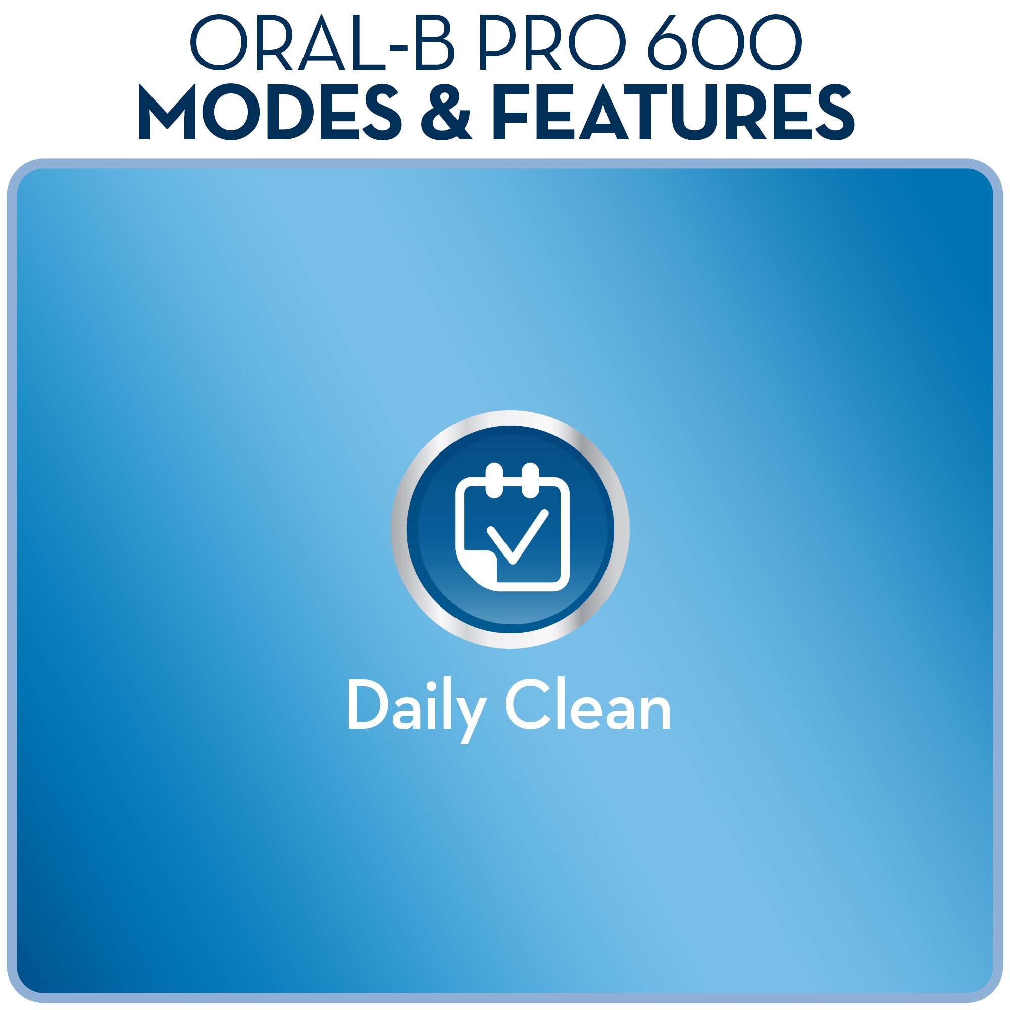 Oral-B Pro 600 Crossaction - Cepillo de Dientes Eléctrico Recargable, con Tecnología Braun