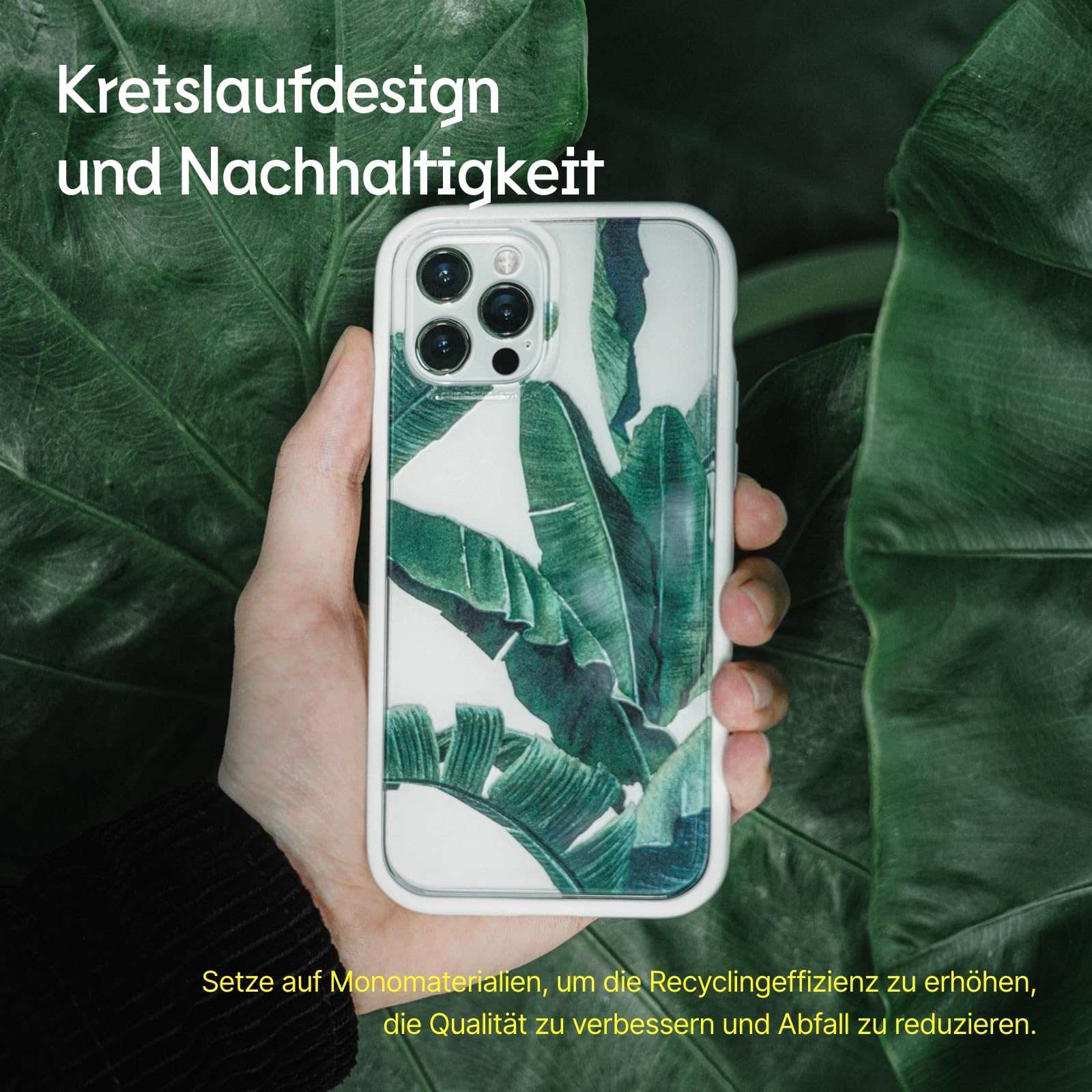 RhinoShield JellyTint Farbige, transparente Schutzhülle kompatibel mit [iPhone 13/14] | Übertrifft militärische Standards, Kratzfest, stoßfest, Trendfarben - Aschgrau | Anti-Vergilbung, transparent, hohe Klarheit, stoßfest, Fallschutz nach Militärstandard