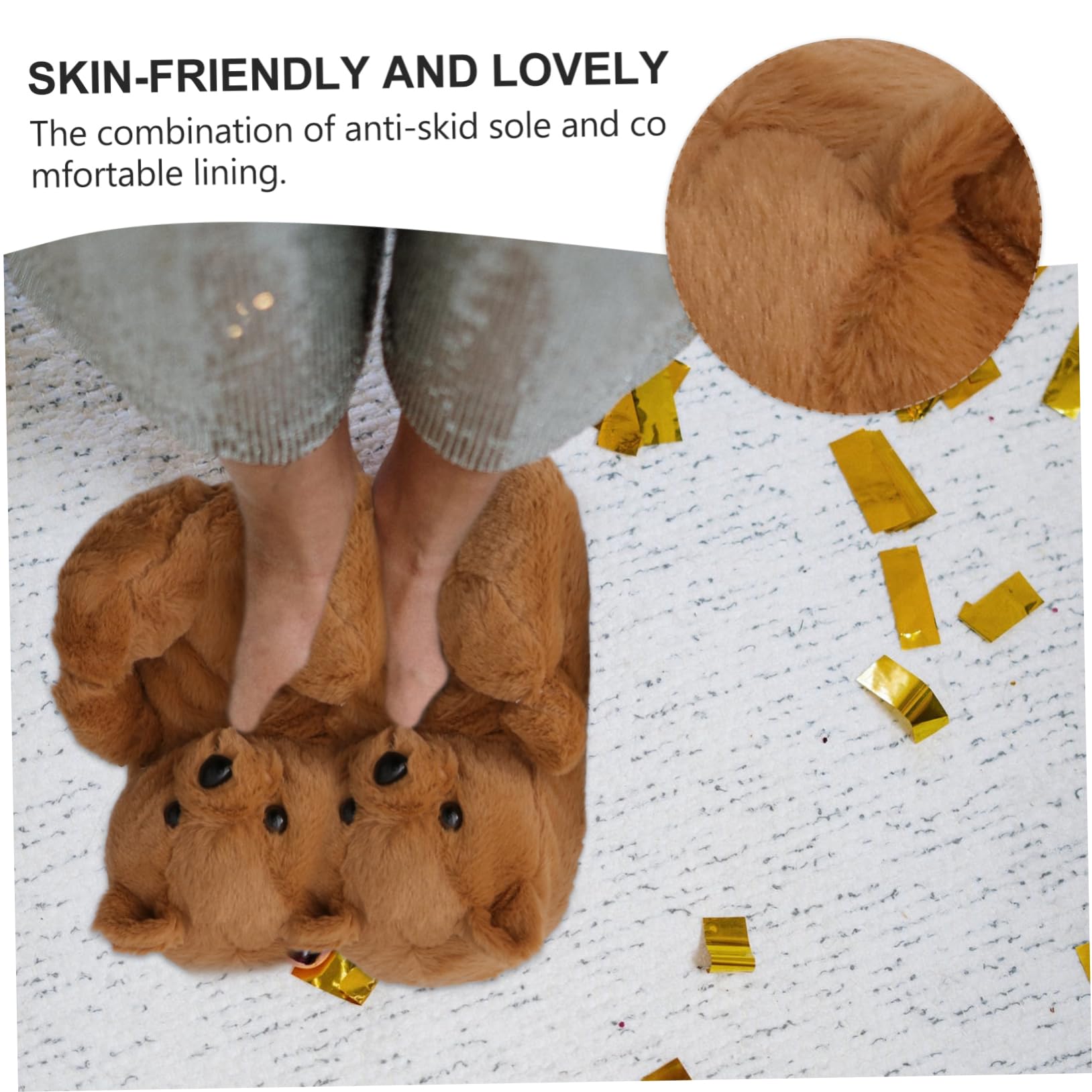 Pantofole a Forma Di Orsacchiotto Pantofola Di Peluche Dei Cartoni Animati Pantofola Domestica Pantofole Da Per Donna Dell'orso Del Fumetto Rosa