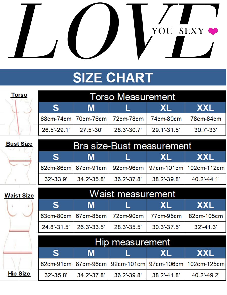 LOVE YOU SEXY Women Lace Lingerie,Long sleeves Bodysuit,Deep V Sheer Mesh Teddy Lingerie: Small Bridal White