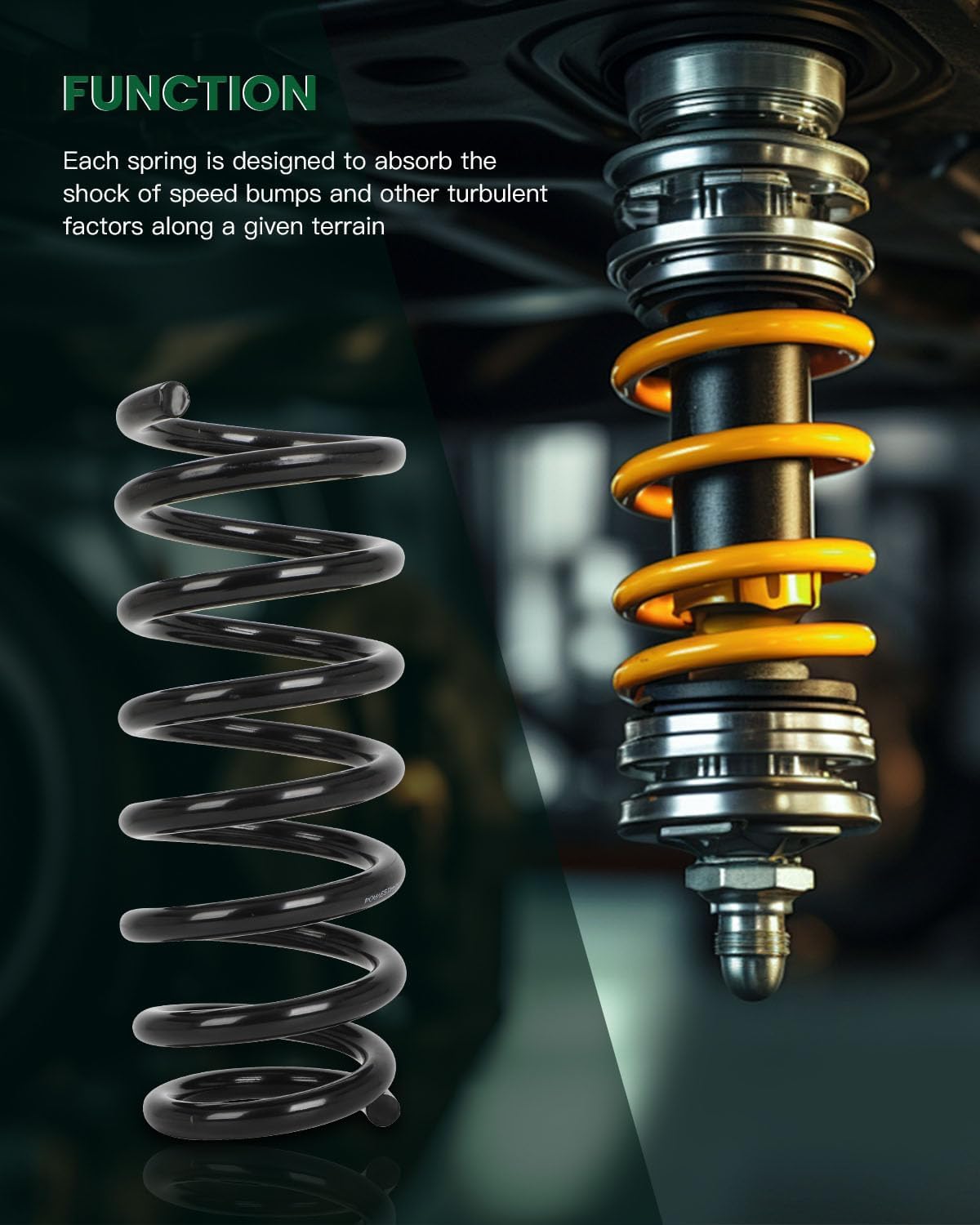 SCITOO 2Pcs Rear Suspension Coil Spring Set Fits 2003 2004 2005 2006 for Acura MDX,2003-2008 for Honda Pilot with 81649 52441S3VA04 Coil Springs