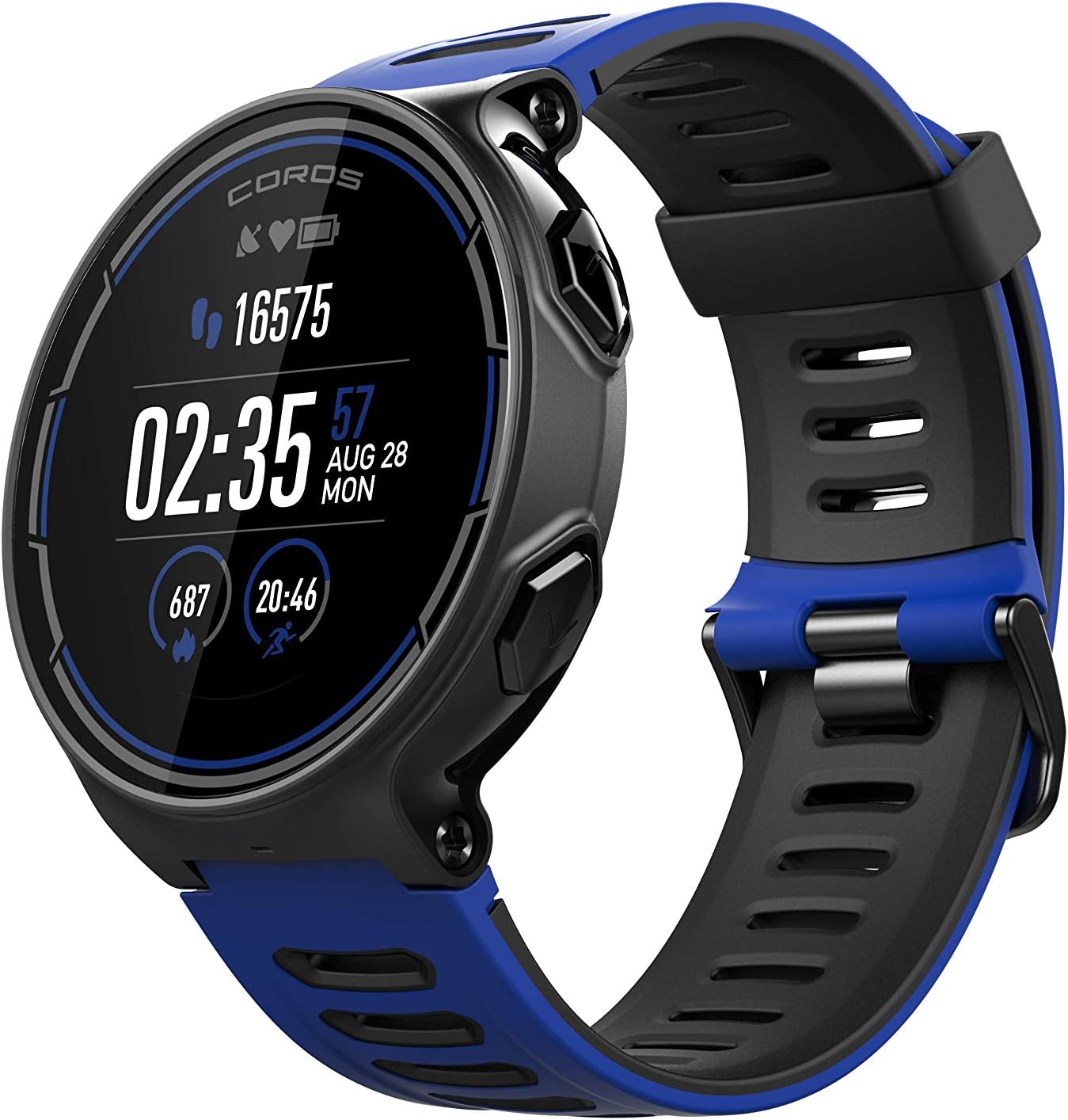 Coros PACE GPS Sports Watch with Wrist-Based Heart Rate Monitoring | Includes Running, Cycling, Swimming and Triathlon Features and Barometric Altimeter, Strava Compatible
