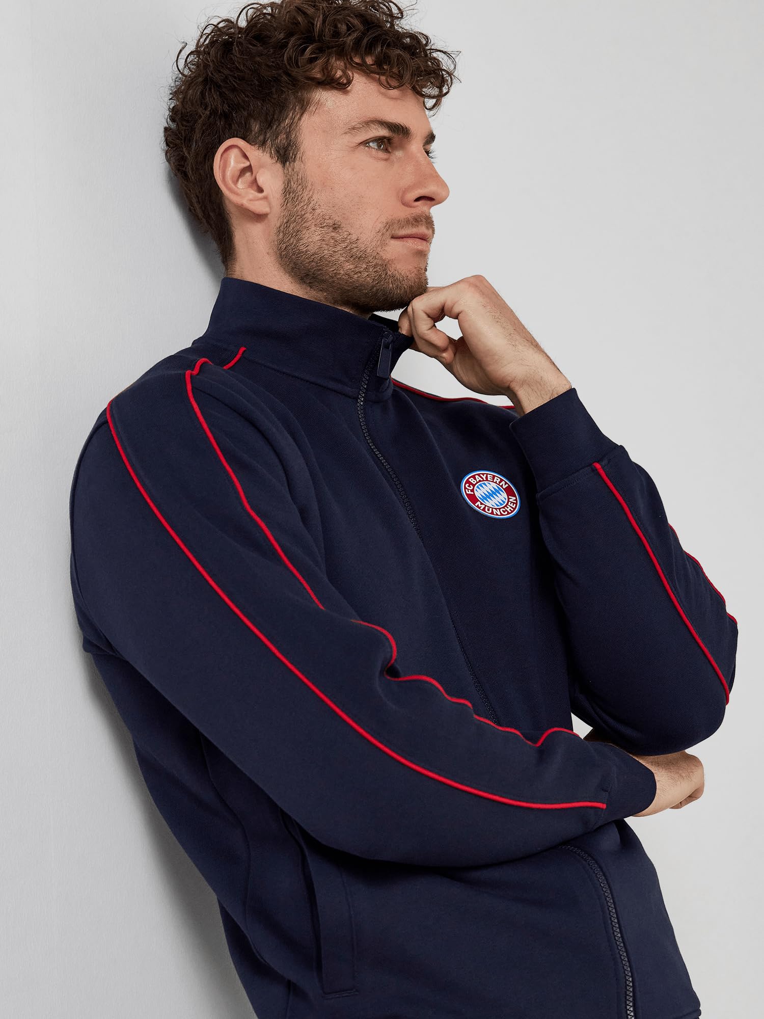 FC Bayern München | Zip-Jacke Essentials | Herren | Navy