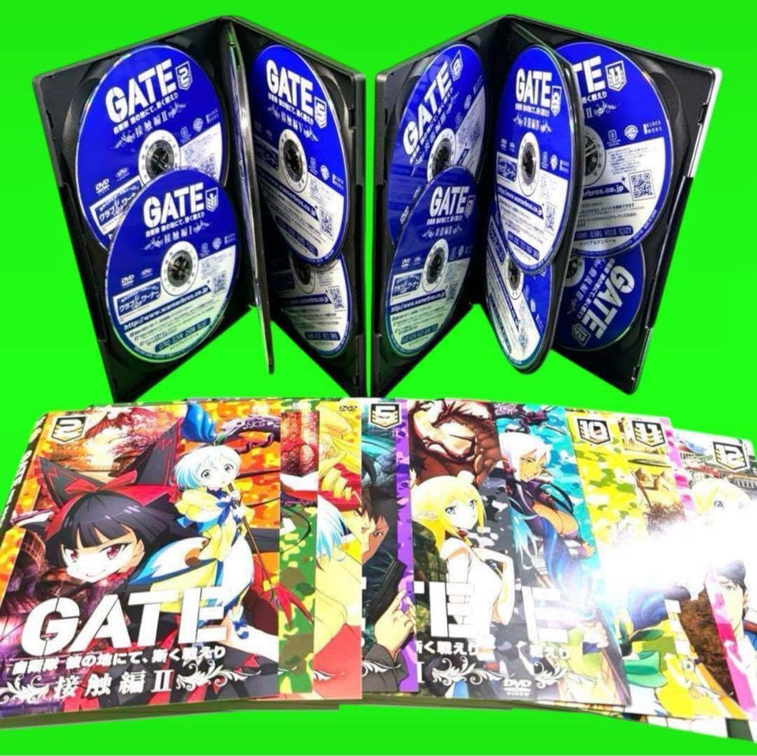 ケース付 GATE(ゲート) 自衛隊 彼の地にて,斯く戦えり DVD 全12