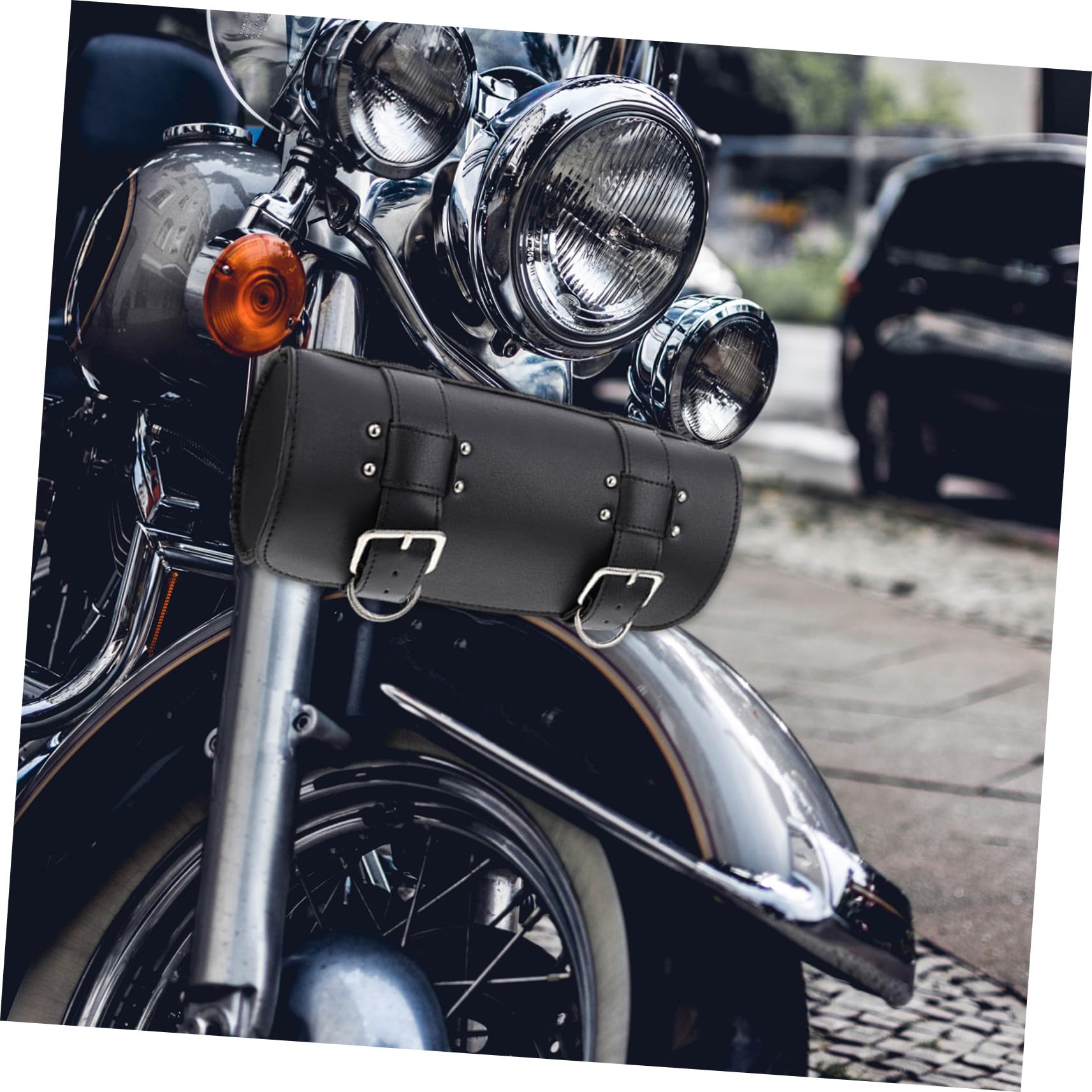 PRETYZOOM 1Pezzi Borsa Da Nera Sacchetto Manubrio Per Stoccaggio Accessori e Utensili Resistente All Usura e Strappi Per Condizioni Meteo Difficili