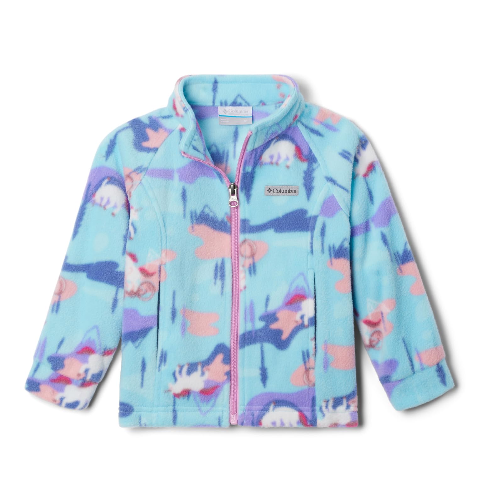 Columbia Youth Girls Benton Springs II Printed Fleece Jacket