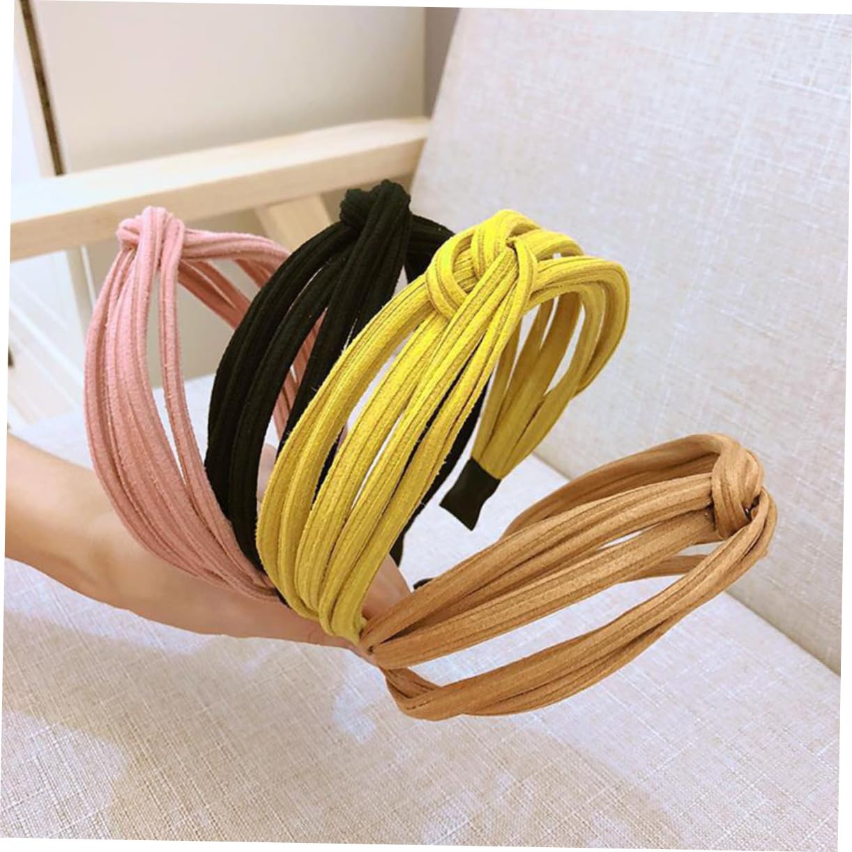DOITOOL 12pièces Bandeaux Femme Tissu Élargis Accessoires Élégants Pour Cheveux Pour Toutes Occasions Et Styles