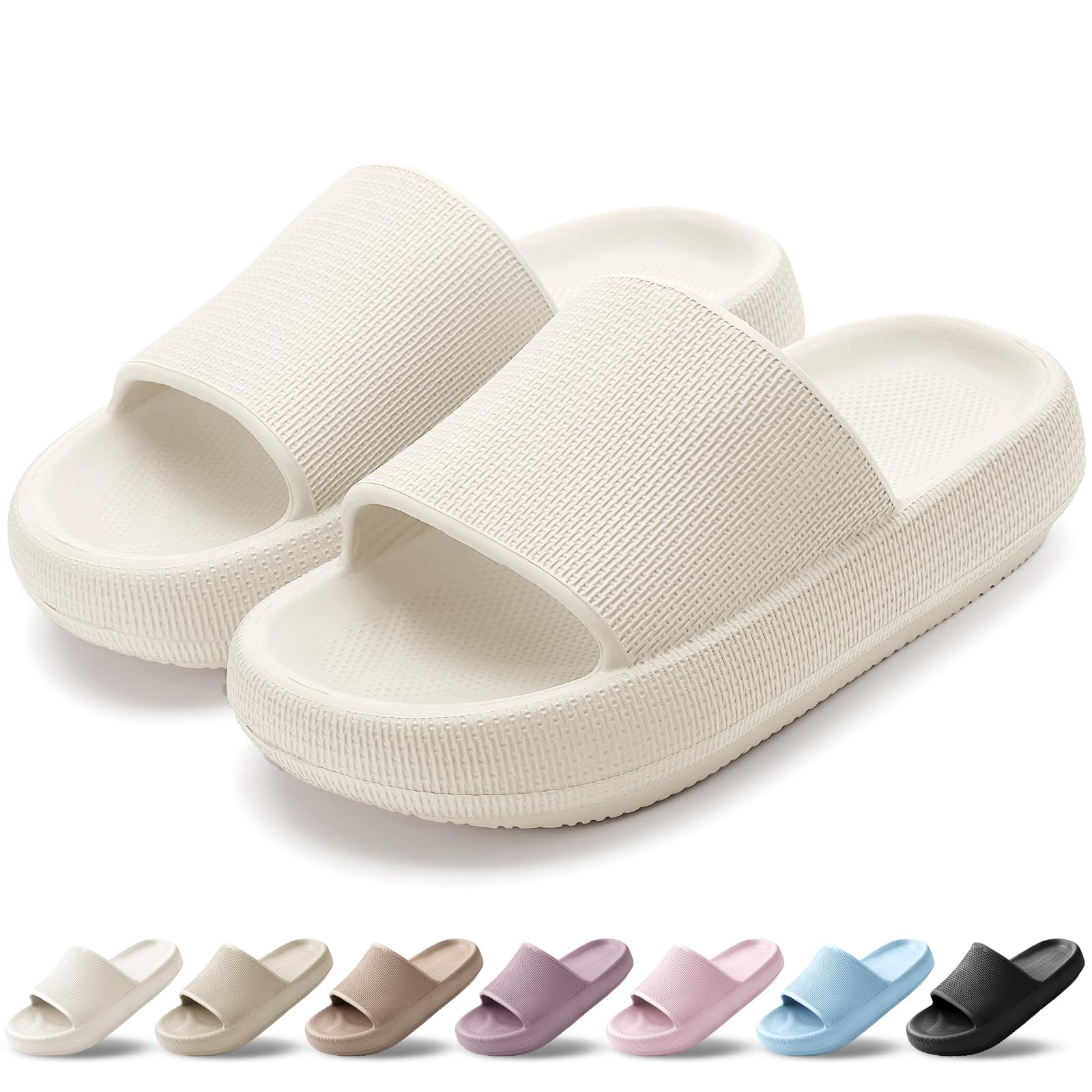 HEOAARG Ciabatte Donna Uomo Leggero Ciabatte Casa Ciabatte Piscina Slider Ciabatte Nuvole Casa Pantofole Ciabatte da Mare Doccia Spiaggia Bagno Giardino