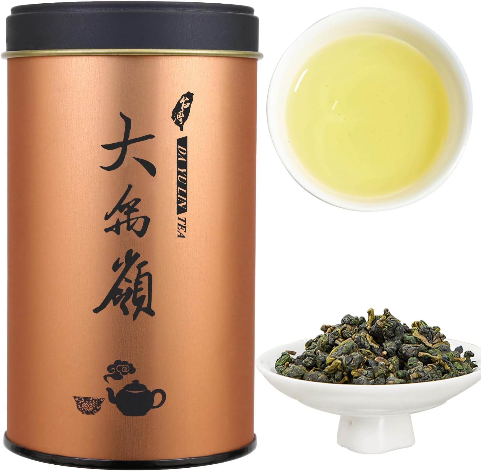 XIXICHA Dayuling Oolong Tea Taiwan High Mountain Tea Oolong Tea Loose Leaf Premium Formosa Floral Scent 大禹岭 台湾茶 台湾高山茶 乌龙茶 （120 cups）5.29oz/150g