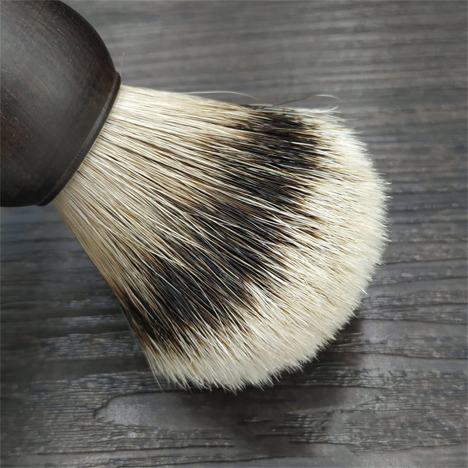 Pennello da Barba Fatto A Mano Pelo di Tasso Puro Barba Pennello in Schiuma Durevole Manico in Resina Uomo Pennello da Barba Bagnato