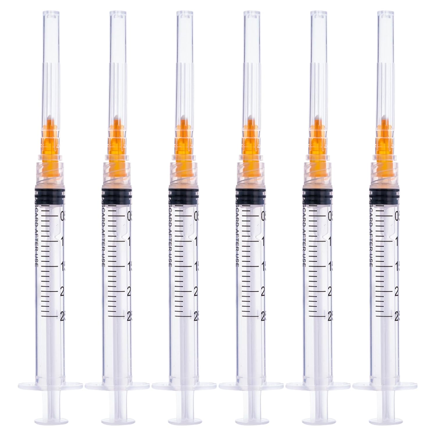 2.5ml with 25 Gauge 1 Inch, Disposable Lab Supplies for Industrial, Scientific Labs, Liquid Measuring, Pack of 20